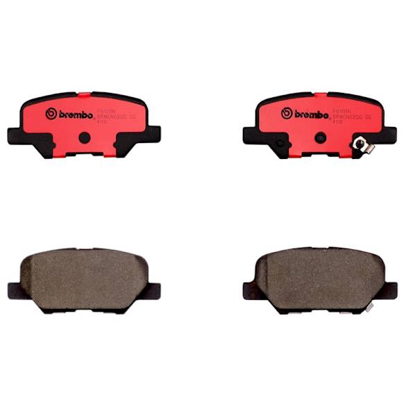 2016 Mazda 6 - Rear Ceramic Brake Pad Set, NAO Series