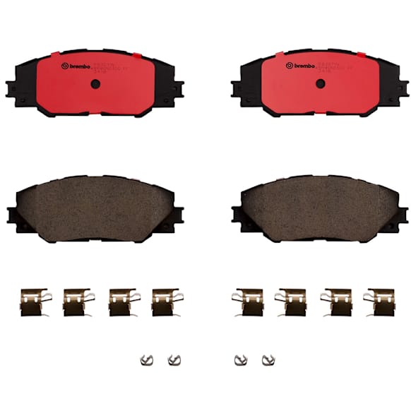2017 Toyota Corolla iM - Front Ceramic Brake Pad Set, NAO Series