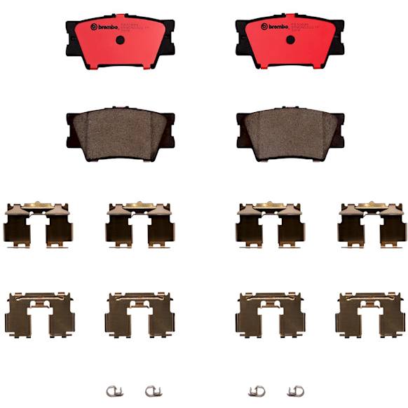 P83089N Rear NAO Series Ceramic Brake Pad Set