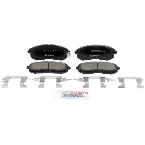 2017 Nissan Sentra - Front Ceramic Brake Pad Set, With Rear Drum, Quietcast Premium Series