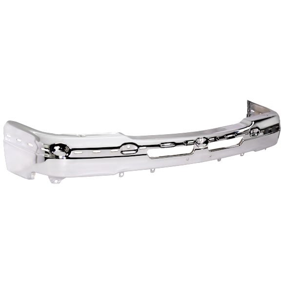 Front Bumper, Chrome, Face Bar, For Models without Body Cladding, without Mounting Brackets