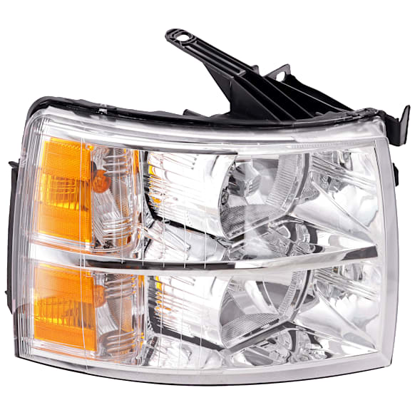 Passenger Side Halogen Headlight, with Bulb, Clear Lens
