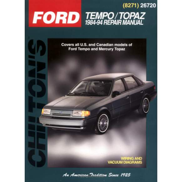 1985 Ford Tempo - Repair Manual - Repair manual, Sold individually