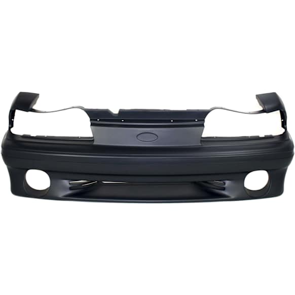 1987-1993 Ford Mustang - Front Primed Bumper Cover, GT Model, 8 Cyl., 5.0L Engine, With Emblem Provision