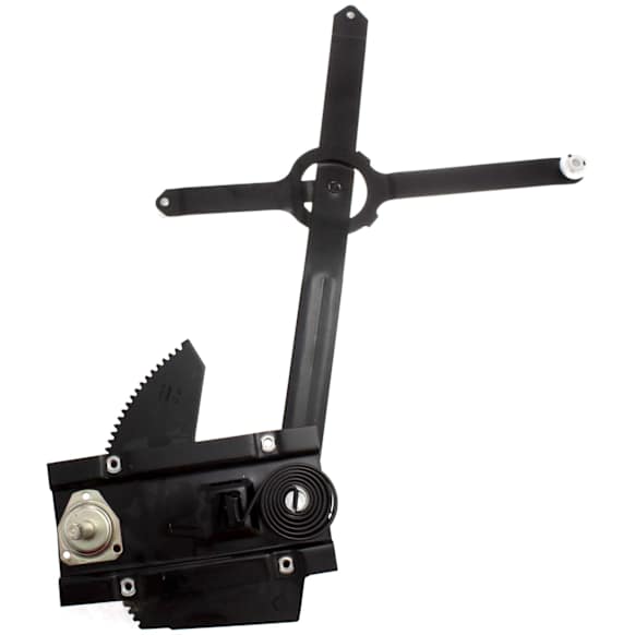 Front, Passenger Side Manual Window Regulator, Hand-Crank Type