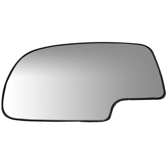 Driver Side Mirror Glass, Non-Heated, Non-Towing, No Blind Spot and Auto Dimming Feature, Flat, With Backing Plate