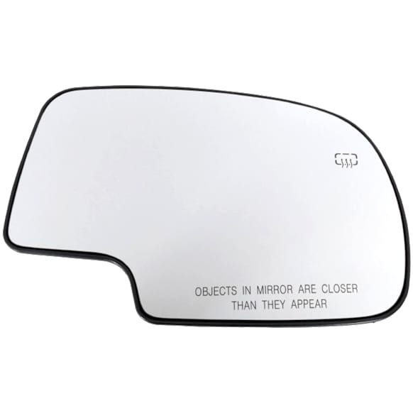 2006 Chevrolet Silverado 1500 - Mirror Glass Passenger Side, For Models With Non-Towing Mirror, Heated, No Blind Spot Feature, No Signal Light
