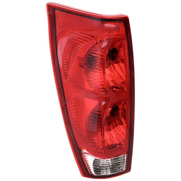 2002-2006 Chevrolet Avalanche 2500 - Driver Side Tail Light, with Bulb, Halogen, Clear and Red Lens