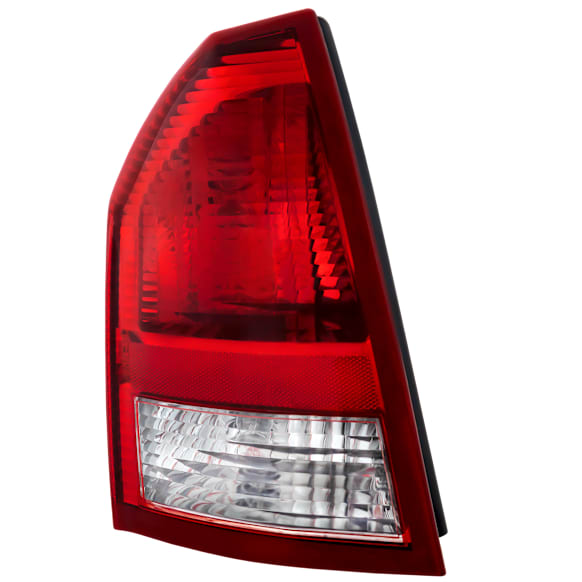 2005-2007 Chrysler 300 - Driver Side Tail Light, with Bulb, Halogen, Clear and Red Lens, 2.7L/3.5L Engine