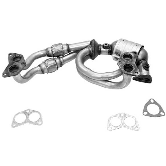 2008 Subaru Impreza - Front Catalytic Converter, 2.5L 4Cyl, CARB and Federal EPA Standards, 50-state Legal,  8FJXB0PYH / 8FJXB0MTC / 8FJXB0MXG, EO# D-798-9, With Integrated Exhaust Manifold, Naturally Aspirated