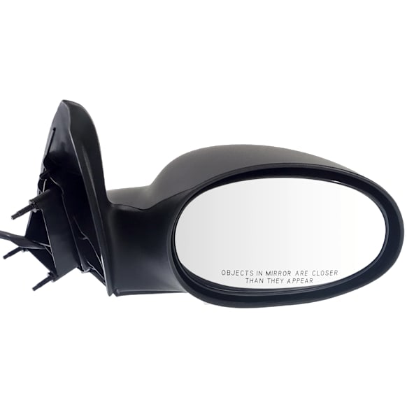 Passenger Side Mirror, Power, Non-Folding, Non-Heated, Textured Black, No Signal Light, No Memory, No Puddle Light, No Auto-Dimming, No Blind Spot Feature