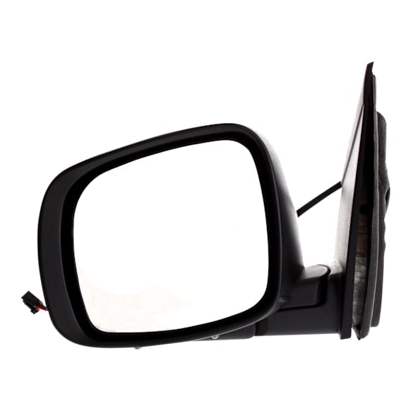 Driver Side Mirror, Power Adjust, Heated, Manual Folding, With 1 Paintable and 1 Textured Black Cap, No Signal Light, No Memory, No Puddle Light, No Auto-Dimming, No Blind Spot Feature