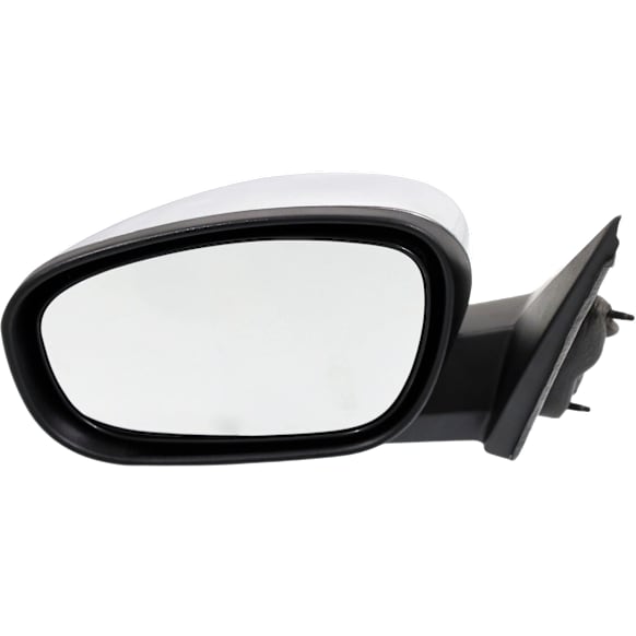 Driver Side Mirror, Power, Manual Folding, Heated, Chrome, No Signal Light, With memory, No Puddle Light, No Auto-Dimming, No Blind Spot Feature