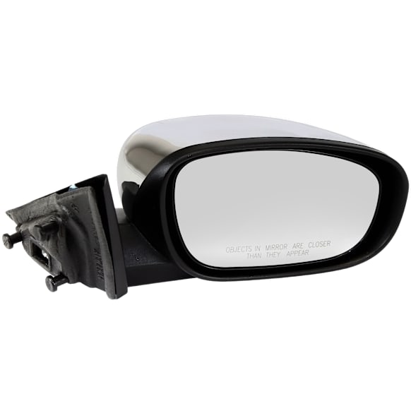 Passenger Side Mirror, Power, Non-Folding, Heated, Chrome, No Signal Light, No Memory, No Puddle Light, No Auto-Dimming, No Blind Spot Feature