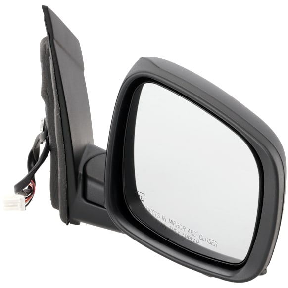2008-2016 Chrysler Town & Country - Passenger Side Mirror, Power Adjust, Heated, Manual Folding, Textured Black, No Signal Light, No Memory, No Puddle Light, No Auto-Dimming, No Blind Spot Feature