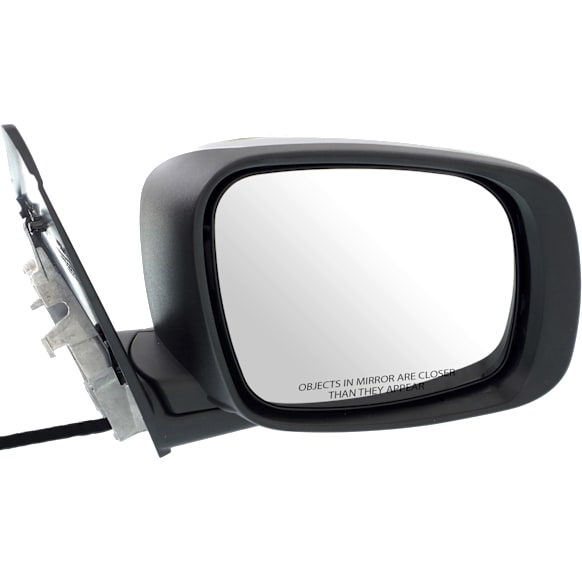 2012 Dodge Grand Caravan - Passenger Side Mirror, Power Adjust, Heated, Chrome, Manual Folding, In-housing Signal Light, No Blind Spot Feature, No Memory, No Puddle Light, No Auto-Dimming