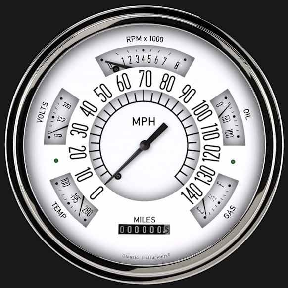 CH49W Universal Multi Display Gauge, Sold Individually