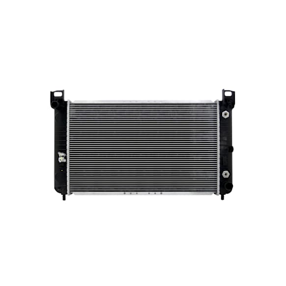 3830 Radiator, 8 Cylinder, Aluminum Core, Plastic Tank, For Models with Plate Type Transmission Oil Cooler and Oil Cooler Adapters and without Engine Oil Cooler