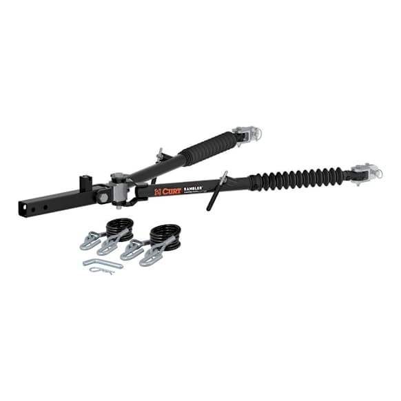 70001 Tow Bar - Textured black powdercoat, Carbon Steel, Universal, Sold Individually