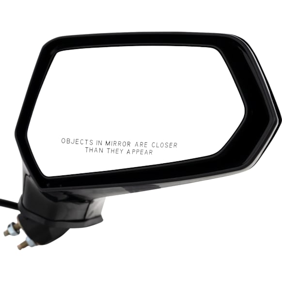 Passenger Side Mirror, Power, Manual Folding, Non-Heated, Paintable, No Signal Light, No Memory, No Puddle Light, No Auto-Dimming, No Blind Spot Feature