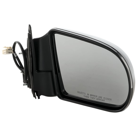 Passenger Side Mirror, Power, Manual Folding, Non-Heated, Paintable, No Signal Light, No Memory, No Puddle Light, No Auto-Dimming, No Blind Spot Feature