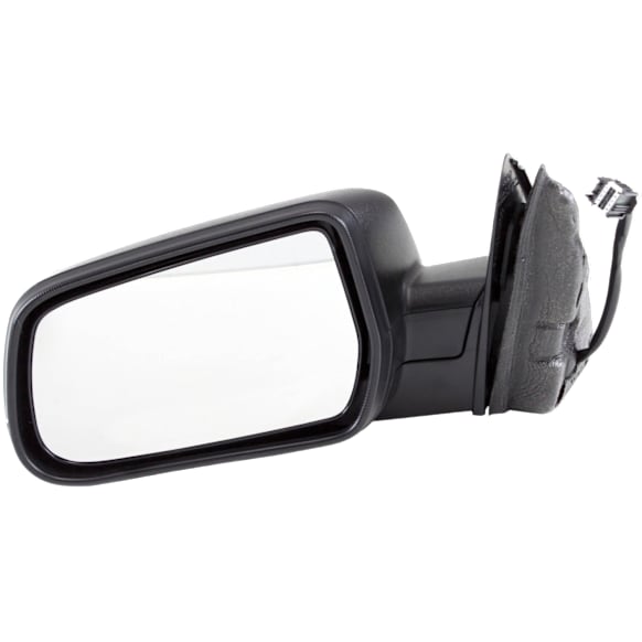 Driver Side Mirror, Power Adjust, Non-Heated, Manual Folding, Textured Black, No Signal Light, No Memory, No Puddle Light, No Auto-Dimming, No Blind Spot Feature