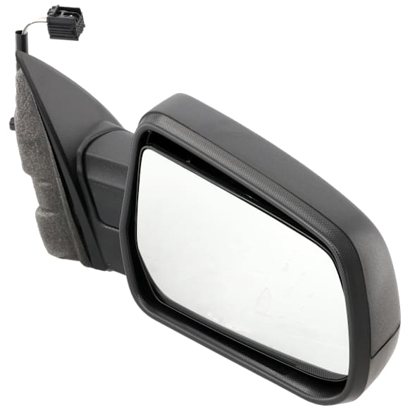 Passenger Side Mirror, Power Adjust, Non-Heated, Manual Folding, Textured Black, No Signal Light, No Memory, No Puddle Light, No Auto-Dimming, No Blind Spot Feature