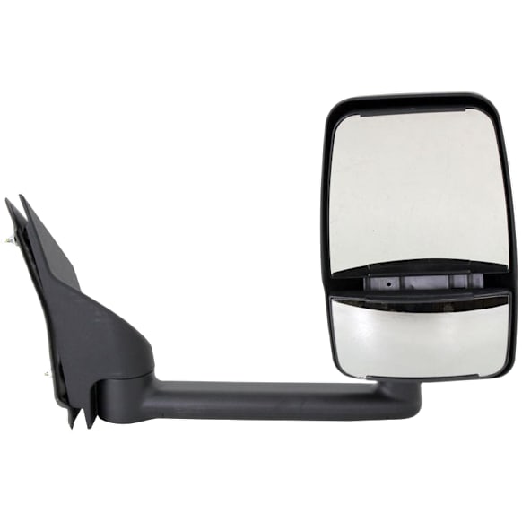 2015 Chevrolet Express 2500 - Passenger Side Towing Mirror, Manual Adjust, Non-Heated, Textured Black, Manual Folding, No Signal Light, With Blind Spot Glass, No Memory, No Puddle Light, No Auto-Dimming