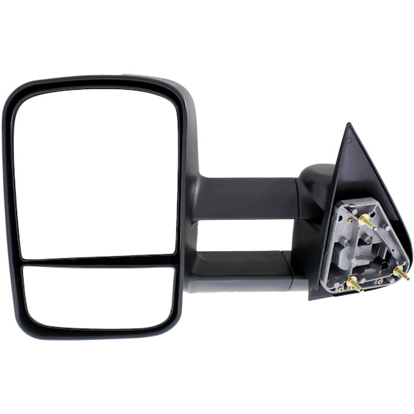 2006 Chevrolet Tahoe - Driver Side Towing Mirror, Manual Adjust, Non-Heated, Textured Black, Manual Folding, No Signal Light, No Blind Spot Feature, No Memory, No Puddle Light, No Auto-Dimming