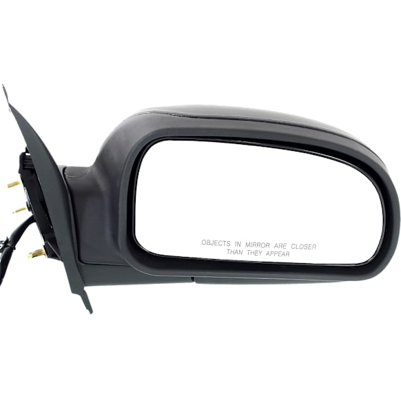 Passenger Side Mirror, Power, Manual Folding, Heated, Textured Black, No Signal Light, No Memory, No Puddle Light, No Auto-Dimming, No Blind Spot Feature, 1st Design