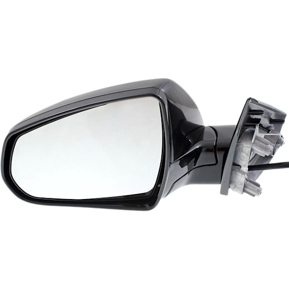 2014 Cadillac SRX Luxury - Driver Side Mirror, Power Adjust, Heated, Paintable, Manual Folding, No Signal Light, No Blind Spot Feature, No Memory, No Puddle Light, No Auto-Dimming