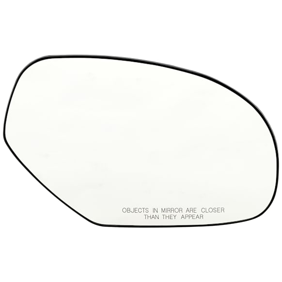Passenger Side Mirror Glass, Heated, No Turn Signal Light and Blind Spot Detection, With Backing Plate