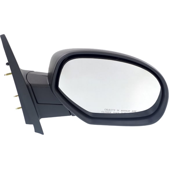 2009 Chevrolet Tahoe - Passenger Side Mirror, Manual Adjust, Non-Heated, Textured Black, Manual Folding, No Signal Light, No Blind Spot Feature, No Memory, No Puddle Light, No Auto-Dimming