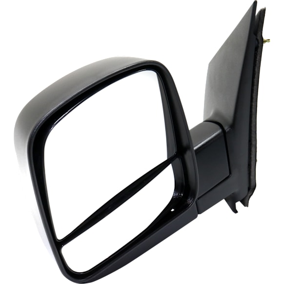 2020 GMC Savana 3500 - Driver Side Mirror, Manual Adjust, Non-Heated, Textured Black, Manual Folding, No Signal Light, With Blind Spot Glass, No Memory, No Puddle Light, No Auto-Dimming