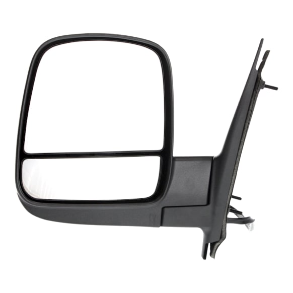 2022 Chevrolet Express 2500 - Driver Side Mirror, Power Adjust, Heated, Textured Black, Manual Folding, No Signal Light, With Blind Spot Glass, No Memory, No Puddle Light, No Auto-Dimming