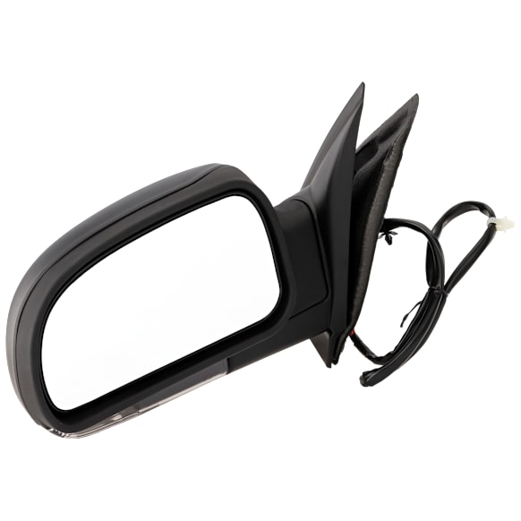Driver Side Mirror, Power, Power Folding, Heated, Textured Black, In-housing Signal Light, No Memory, No Puddle Light, No Auto-Dimming, No Blind Spot Feature