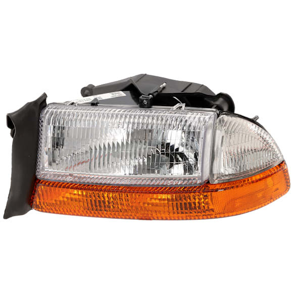 2003 Dodge Durango - Driver Side Halogen Headlight, With bulb(s), OE Replacement
