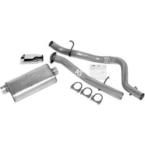 19360 Cat-Back Exhaust System, Made of Stainless Steel, Ultra Flo Welded Series