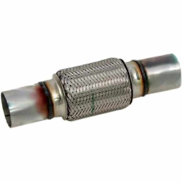 51025 Universal Flex Pipe, 2 in. OD, 6 in. Body Length, 10.5 in. Overall Length, Stainless Steel