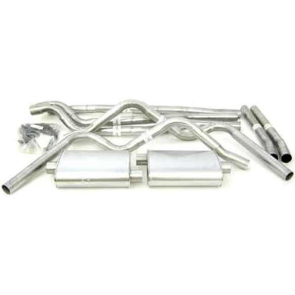 89024 Header-Back Exhaust System, Made of Aluminized Steel, Thrush Series
