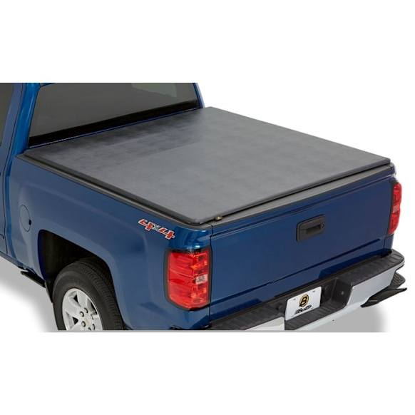 2017 Toyota Tacoma - EZ fold Series Folding Soft Tonneau Cover, ,Leather Grained Vinyl, Approx. 5 ft. Bed