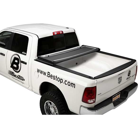 16175-01 EZ fold Series Soft Folding Tonneau Cover, Leather Grained Vinyl Fits Approx. 5 ft. 6 in. Bed