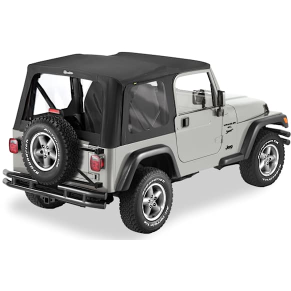 51127-15 Replace-A-Top Soft Top - Without Frame (Requires Factory Frame) Black Denim