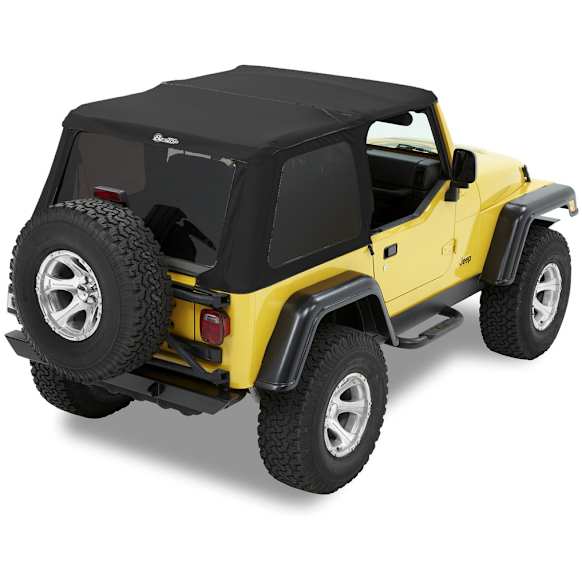 56820-35 Trektop Fastback Soft Top - With Frame (Frame Included) Black diamond
