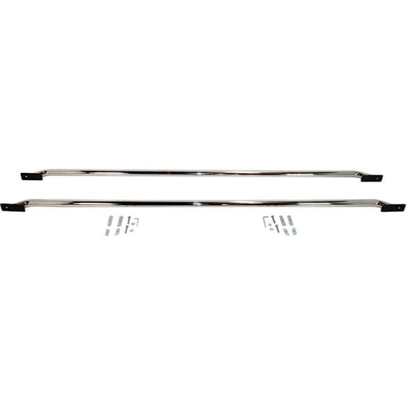 DZ99603 Bed Rails - Polished, Stainless Steel, Direct Fit, Set of 2