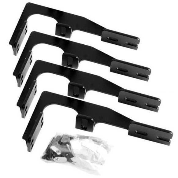 2021 GMC Acadia - Running Board Mounting Kit - Textured Black, Steel, Custom Fit, Kit