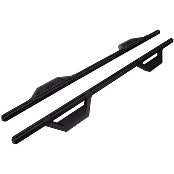 DZ66311CTB Hex Series Nerf Bars Black, Cab Length - Set of 2
