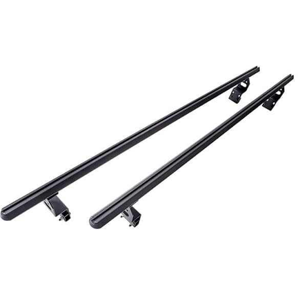 2020 GMC Canyon - Bed Rails, 74.0,  in. Bed, Mid Size, Powdercoated Textured Black, Aluminum, Set of 2