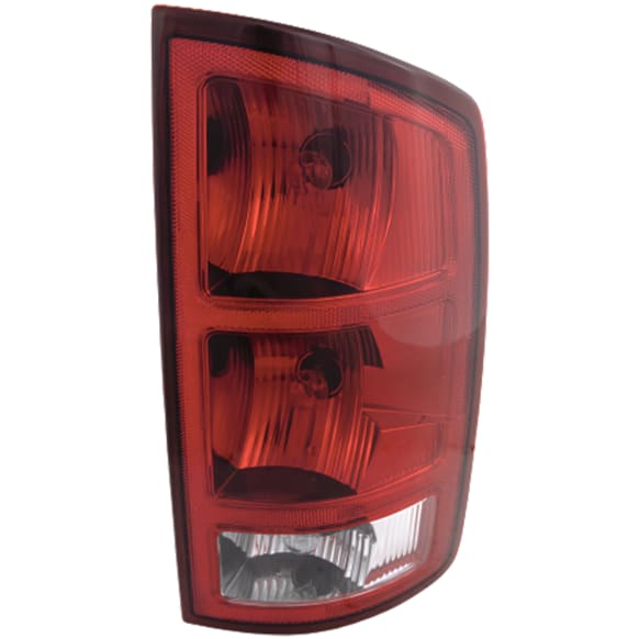 Passenger Side Tail Light, with Bulb, Halogen, Clear and Red Lens, With Circuit Board