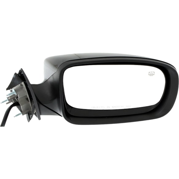 Passenger Side Mirror, Power, Manual Folding, Heated, Paintable, No Signal Light, No Memory, No Puddle Light, No Auto-Dimming, No Blind Spot Feature